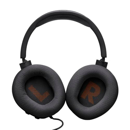 JBL Quantum 100M2 Wired Gaming Headset, Detachable Mic - Black | Memory Foam Ear Cushions And 3.5 Mm Jack Work With PC, PlayStation, Xbox, Nintendo Switch For Immersive PC Gaming Sessions - color: Black