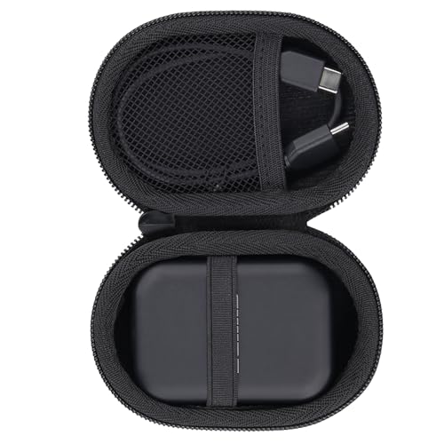 Aenllosi Hard Case for Shure MoveMic Two/Two Kit - Pro, Microphones,Black | EVA case construction, Water-resistant design, Impact-resistant design, Case only - style: For Shure Movemic Two-pro