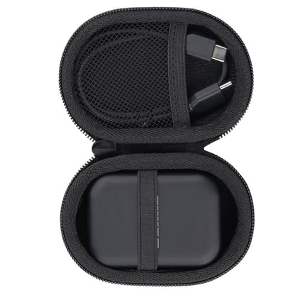 Aenllosi Hard Case for Shure MoveMic Two/Two Kit - Pro, Microphones,Black | EVA case construction, Water-resistant design, Impact-resistant design, Case only - style: For Shure Movemic Two-pro