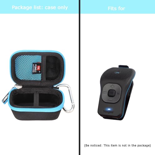 FBLFOBELI Hard Case Compatible with DEWALT Jobsite Pro Wearable Bluetooth Speaker, also fits for Noxgear 39g Wearable Bluetooth Speaker, Magnetic Clip-On Mini Speaker Storage (Blue) - color: Blue