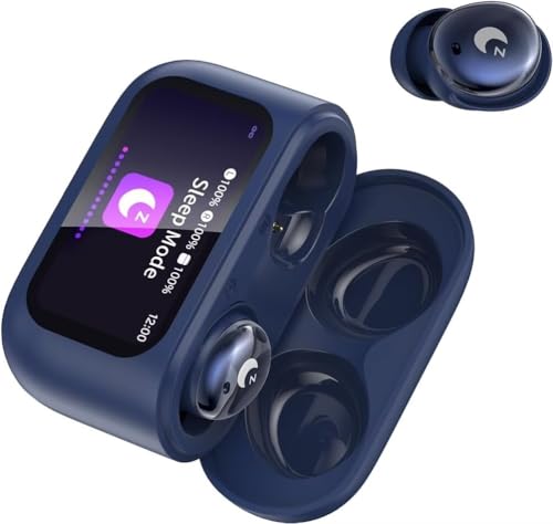 VEKJ Sleep Earbuds Bluetooth 5.4, IPX7 Waterproof Earphones Blue