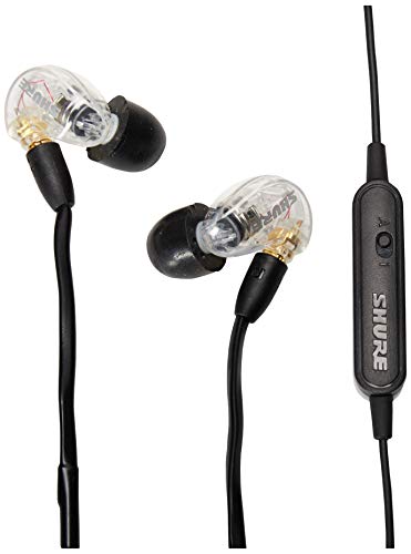Shure SE215-CL-UNI Sound Isolating Earphones with Inline Remote & Mic for iOS/Android,Clear - style: Gen 1