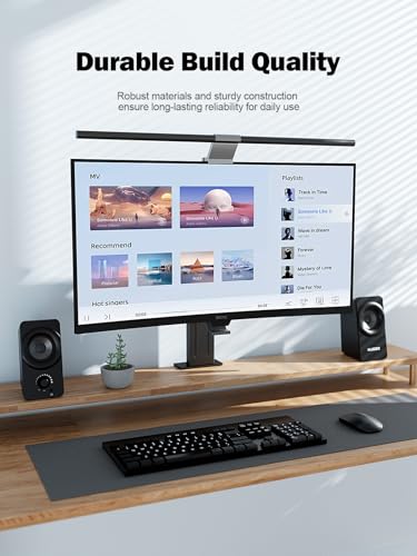 Bluedee Computer Speakers for Desktop PC, Dual Driver PC Speakers with RGB - color: Black