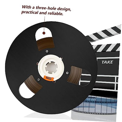 Reel to Reel Tape Recorder Accessory Aluminum Alloy Take up Reel Empty Reel 3 Holes for Enhanced