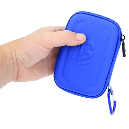 CASEMATIX Carry Case Compatible With DJI Mic 2 Wireless Microphone System While in Charging Case, Blue