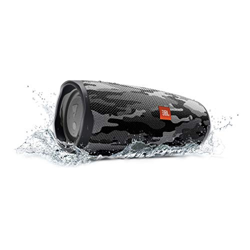 JBL Charge 4 Portable Bluetooth Speaker (Black/White Camouflage) - color: Multicolor