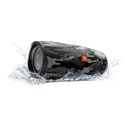 JBL Charge 4 Portable Bluetooth Speaker (Black/White Camouflage) - color: Multicolor