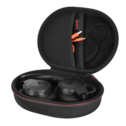 EVA Hard Case for JBL Live 770NC/670NC/660NC/650BT/460NC/400BT/500BT and JBL Tune 770NC/710BT/720BT/700BT/750BT/520BT/510BT/760NC/660NC/500/E45BT Wireless Headphone - Black - color: Black