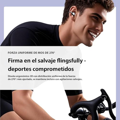 Open-Ear Clip-On Earbuds Bluetooth 6.0 Wireless Headphones Open Ear Buds
