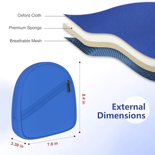 Headphone Headset Case Bag Compatible with JBL Tune 770NC, 720BT, 510BT, 520BT, 500BT | Soundcore by Anker Q20i, Q20, Q30, Q45 | Sony | BERIBES | TOZO | KVIDIO | JLab | Bose On-Ear Headphones - Blue - color: 2.Blue