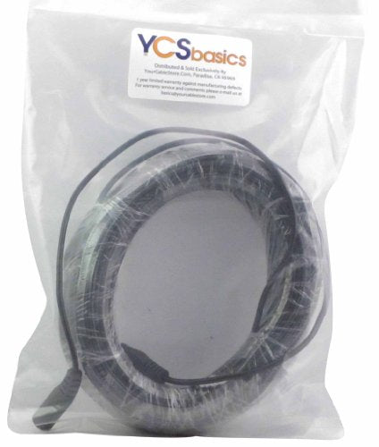 YCS basics 100 Foot 3.5mm Stereo Headphone/AUX Extension Cable Male/Female - size: 100 Ft