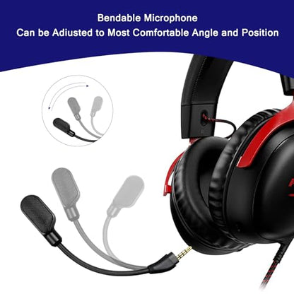 Upgraded Mic Replacement fits for HyperX Cloud III Wired/Wireless Gaming Headphone, Detachable Noise Cancellation Backup Microphone for Crystal Gaming Voice Chat
