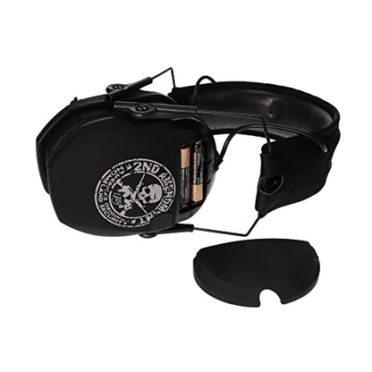 Walker's Razor Slim Electronic Earmuffs | Protective Case - color: Flag