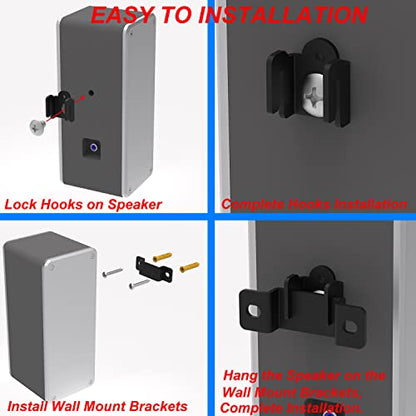 Wall Mount for Samsung, Sony, Vizio, Roku Speakers - Rear, Satellite, Surround Sound & Bookshelf Speakers