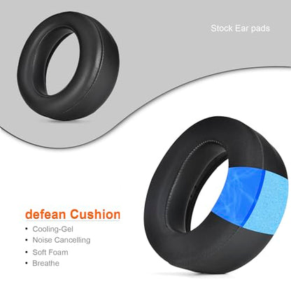 defean Replacement Ear Pads Cover Compatible with PlayStation Pulse Elite Wireless Headset,Ear Pads Cushions with Noise Isolation Foam
