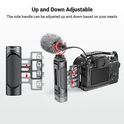Bundle: SmallRig Mini Side Handle and SmallRig Shotgun Mic for Camera
