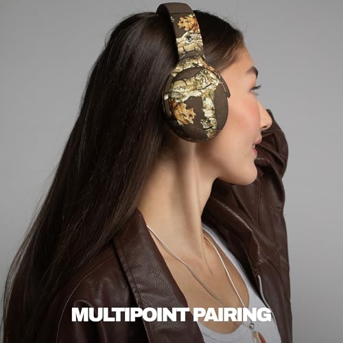 Skullcandy Crusher ANC 2 Headphones - Realtree Edge Colors Espresso | Multi-Sensory Crusher Bass, Over-Ear Fit, Noise Cancelling, 60 Hours Battery, Working Out, Gym, Travel, Study, Music, Gaming - color: Realtree EDGE Espresso