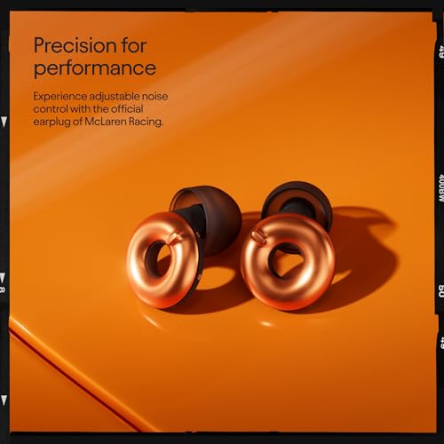 Loop Switch 2 Adjustable Ear Plugs - 3 Modes for Ultimate Control | 20-26dB SNR noise reduction. Flexible fit. For focus, travel, socializing, festivals & more - color: Papaya