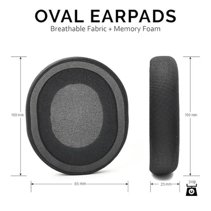 Defean Earpads for SteelSeries Arctis 7/9 (Not Fit Nova)-Blue Line - color: Black_blue