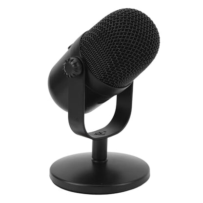 Focket USB Microphone, Plug and Play Metal Condenser Noise Cancelling RGB Lighting Podcast Microphone, Streaming with USB Cable for Laptop Studio Gaming Streaming