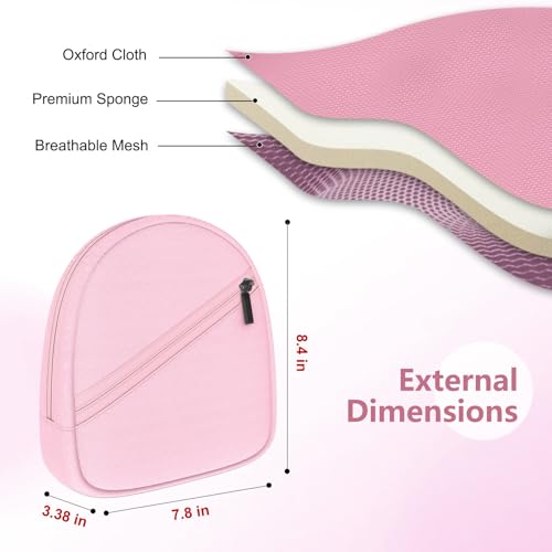 Headphone Headset Case Bag Compatible with JBL Tune 770NC, 720BT, 510BT, 520BT, 500BT | Soundcore by Anker Q20i, Q20, Q30, Q45 | Sony | BERIBES | TOZO | KVIDIO | JLab | Bose On-Ear Headphones - Pink - color: 4.Pink