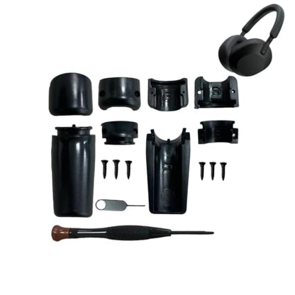 Hinge Repair Kit for Sony WH-1000XM5 Side Cover Repair Left+Right(Black)