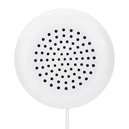 ASHATA Portable Pillow Speaker, Mini Stereo Speaker with 3.5mm Aux Plug for MP3 Phone, CD Player, etc (White)