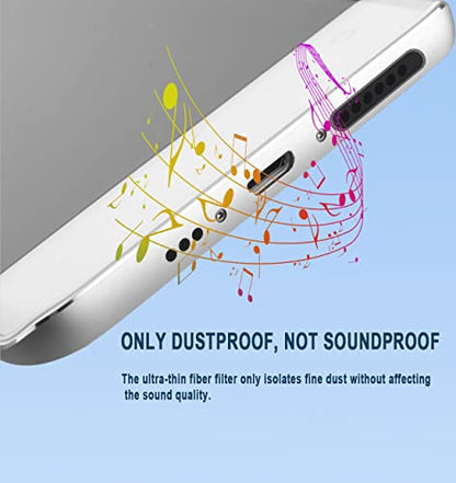 44 Pack Phone Speaker Dustproof Stickers Protector with Tweezers,Mesh Anti Dust Proof Adhesive Cover Kit Compatible with iPhone 15 14 13 12 11 Pro Max Mini X XS XR Plus, 2 Sizes, 2 Colors - size: 44 Pack