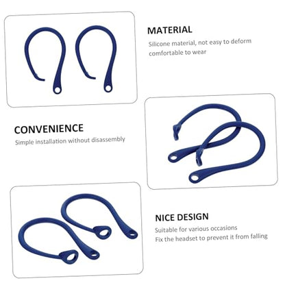 Anti-Lost Ear Hook Holders Silicone Ear Hooks for /3 Secure Earbud Holders for Running Gym Yoga Walking 2 Pairs 2.36 X 1.69 X 0.39 in