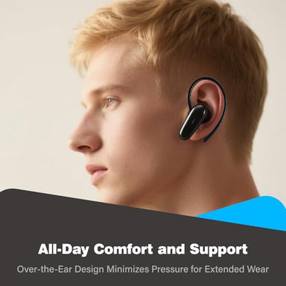 12Pcs Ear Hooks for Bluetooth Earpiece Universal Adjustable Hookz Clips Mount Over The Earbuds Small Replacement Earhook Accessories Clip Holders for Earbud Bud Ears(Black)