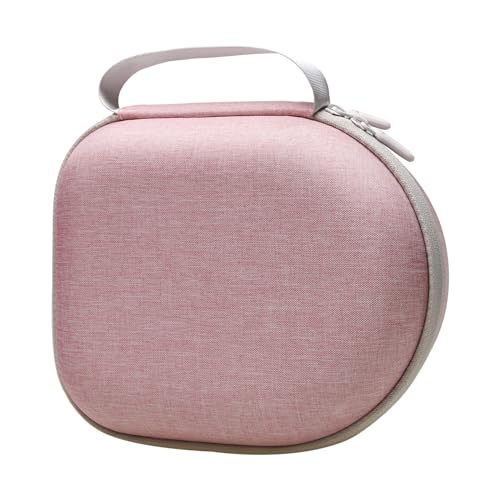 Case for Audio-Technica ATH-M20x/Raycon/JBL/Sony/Anker Headphone Pink | Carrying Travel Headphone Case Hard Shell for Over Ear Headphone - color: Pink+Black