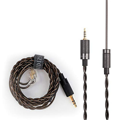 HIDIZS BL2.5 Detachable Balanced Earphone Cable, 2.5mm Plug Replacement Headphone Audio Cord Headphone Upgraded Cable-2 Pin 0.78mm IEM Cord for MS4 MS2 MS1 KZ ES4 ZSR ZST ZSR ED16 ZS10 TFZ TRN (2.5mm) - size: 2.5MM
