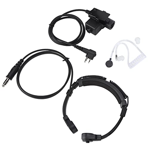 U94 PTT Military Adapter ＋ Mobile 2 Pin 7.1mm Headset System Adapter Push to Talk for Motorola Radio, PU+PTT Material