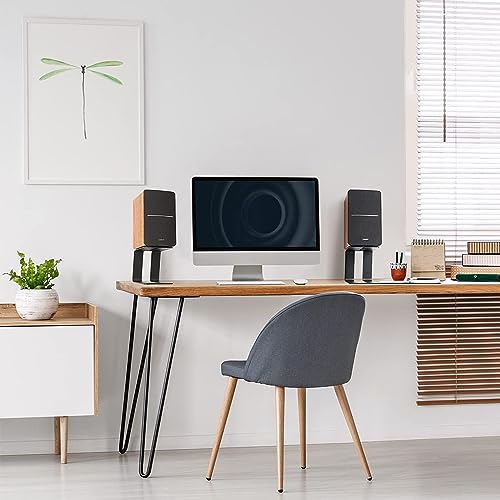 Desktop Stand Studio Metal Holder Bookshelf Elevates Your AudioExperience Small and Aluminum Desktop for Desk