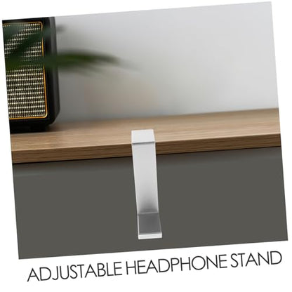 Ipetboom Desk Headphone Stand Desk Hook Headphone Rack for Clamp Mount Headset Hanger Holder Bag Clamp Easy Install Multifunctional Storage
