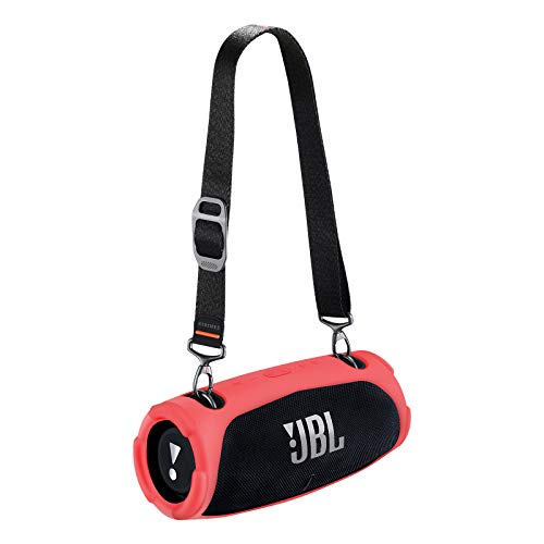 Silicone Cover Case Compatible with JBL Xtreme 3 Portable Bluetooth Speaker, Waterproof Soft Skin Silicone Protective Case for JBL Xtreme 3 Bluetooth Speaker Accessories (Red) - color: Red