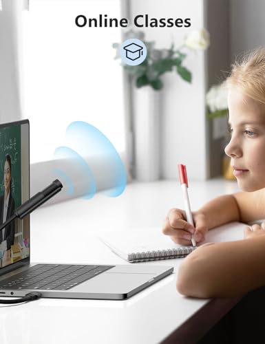 MillSO USB Microphone for Laptop Gooseneck Mini USB Computer Microphone