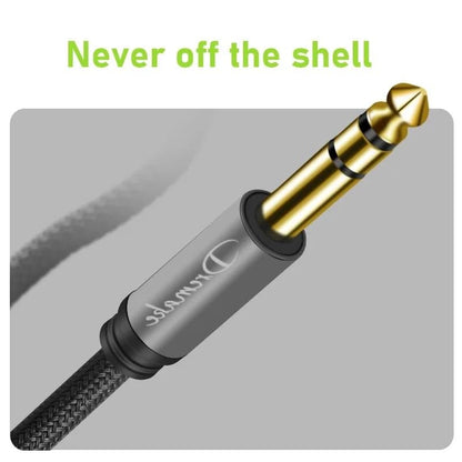 2 Pack 1/4" to XLR Cable 15FT, Gold Plated Jack 6.5mm Stereo Male to XLR Female, Balanced 1/4" TRS (Quarter Inch) to XLR Patch Cable Microphone Cord for Speaker Mixer Studio Monitor Preamp - size: 15FT/4.5M