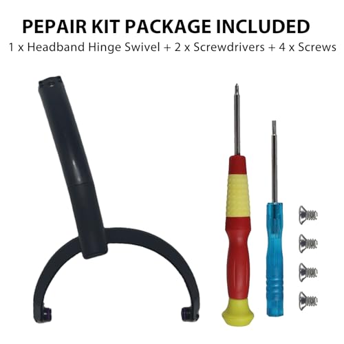 Adhiper Swivel Hinge Repair Kit for Sony WH-1000XM5 Headphone,Black-Left | Durable Replacement Headband Hanger Bracket Parts Accessories,As Same As The OEM,for Professionals/People Who Like Challenges
