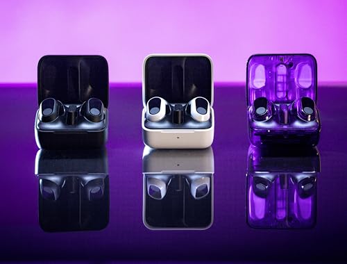 Sony INZONE Buds Wireless Noise Cancelling Gaming Earbuds, Glass Purple | Perfect for PlayStation® 5, PC/PS5/Switch/Mobile, 48Hr Battery with Case, Low Latency 2.4GHz USB-C Dongle, Truly Wireless