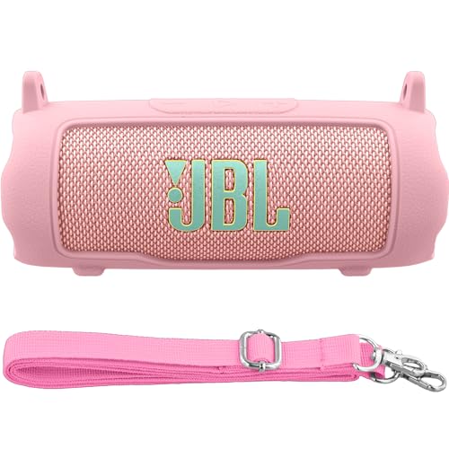 Silicone Cover for JBL Flip 7 Portable Bluetooth Speaker | Scratch-resistant, Unhindered Sound, Silicone Construction, Portable Carrying Silicone Cover, Pink Silicone Cover - color: Pink Cover