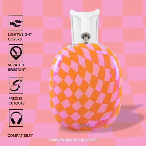 Sonix Protective Case for AirPods Max 2 & 1 | Headphones Cover | Checkmate Pink - color: Checkmate Pink