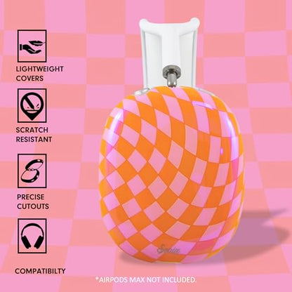 Sonix Protective Case for AirPods Max 2 & 1 | Headphones Cover | Checkmate Pink - color: Checkmate Pink