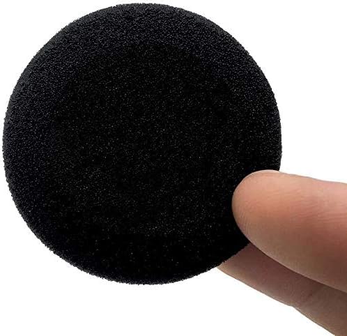 Foam Ear Pad Replacement Cushions, Headphone Earphone Headset Disposable Sponge Covers (65mm - 2.5") 5 Pairs - color: Foam, size: 65mm
