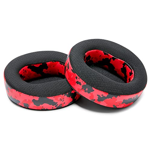 WC Freeze Maxwell Gen 1 - Cooling Gel Earpads for Audeze Maxwell 1 | Made by Wicked Cushions | Elevate Comfort, Durability, Thickness & Sound Isolation for Gaming | Red Camo - color: Red Camo