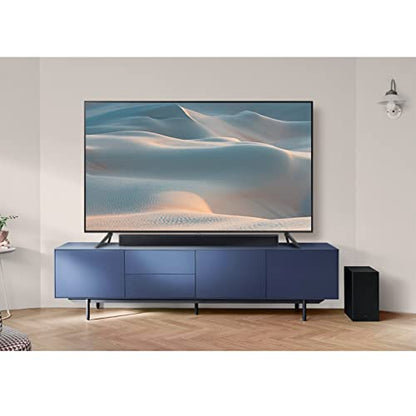 Samsung HW-C450 2.1ch Soundbar w/DTS Virtual X, Subwoofer Included, Bass Boost, Adaptive Sound Lite, Game Mode, Bluetooth, Wireless Surround Sound Compatible - style: HW-C450