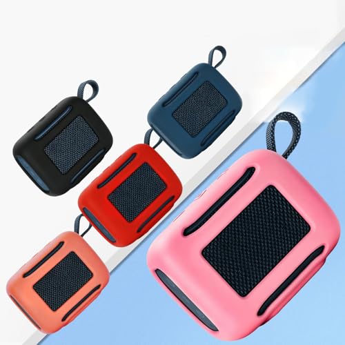 Protective Silicone Sleeve Case for GO 5 Bluetooth-Compatible Speakers, Shockproof and Cover Speakers Protector - color: C