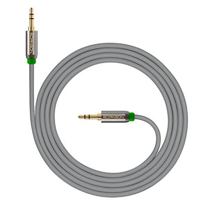 3.5mm Aux Cable 25 Feet (7.6 Meters) 3.5mm Male to Male Stereo Audio Cable 25ft (7.6M) for Car, Stereo, iPhone, Smartphone or any Audio Device ED84118 (2 Pack) - size: 25 Feet, style: Male to Male