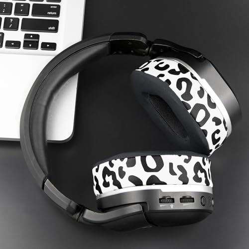 SOULWIT Cooling-Gel Earpads Cushions Replacement for Turtle Beach Stealth 700 Gen 2, 700 Gen2 MAX Wireless Gaming Headset, Ear Pads with Ice Silk Fabric, Noise Isolation Foam - Snow Leopard - color: Snow Leopard