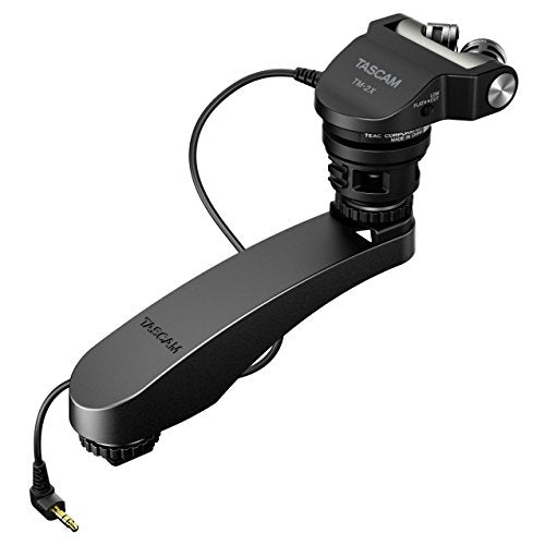 Tascam TM-2X Stereo X-Y Microphone for DSLR Cameras ,Black